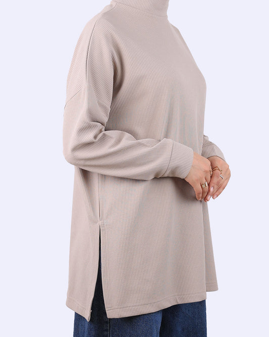 High Neck Pullover