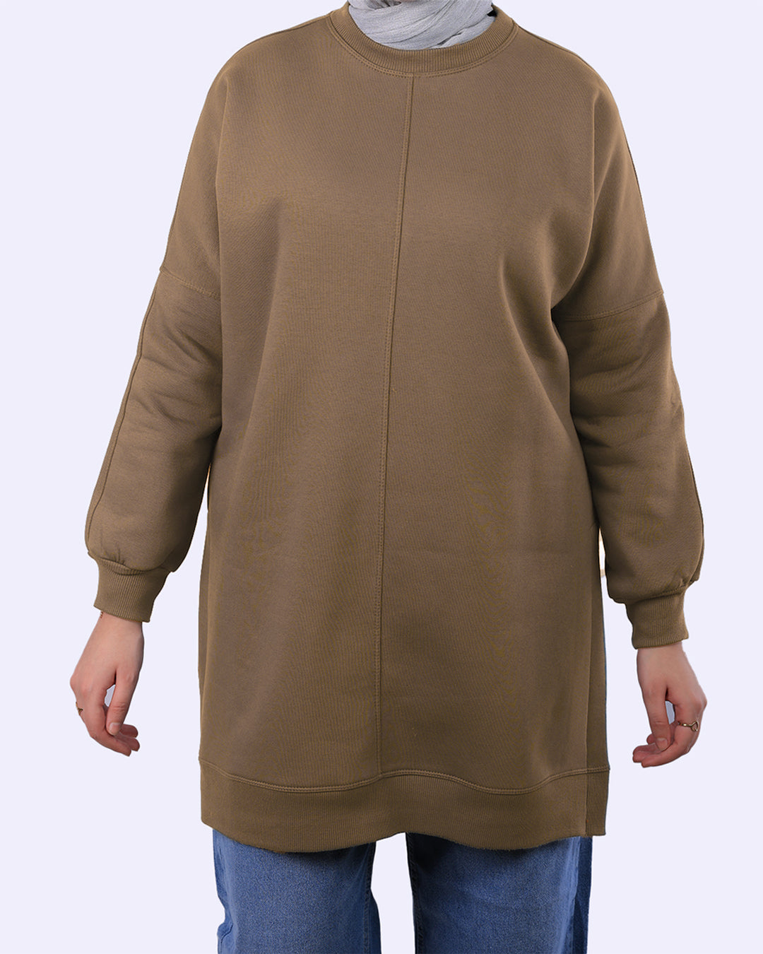 line Oversize Sweatshirt