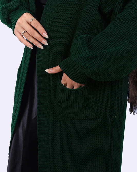 Knit Long Cardigan