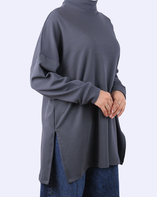 High Neck Pullover