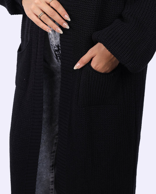 Knit Long Cardigan