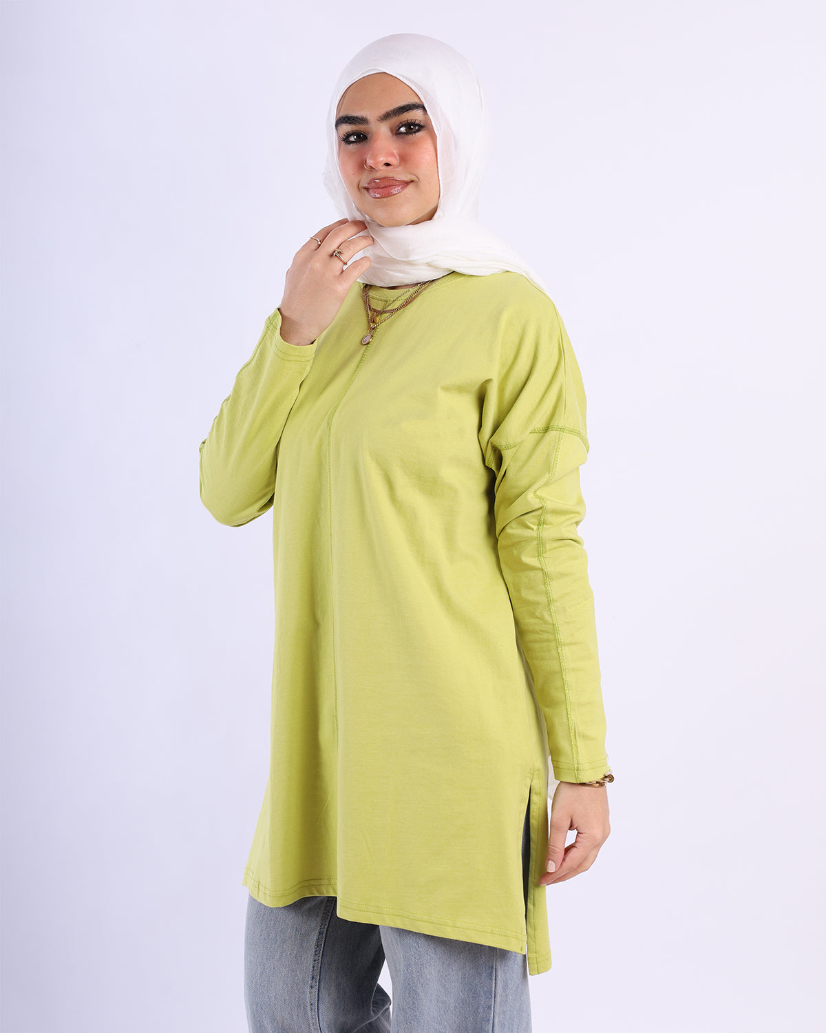 Line Side Cut T-Shirt 17