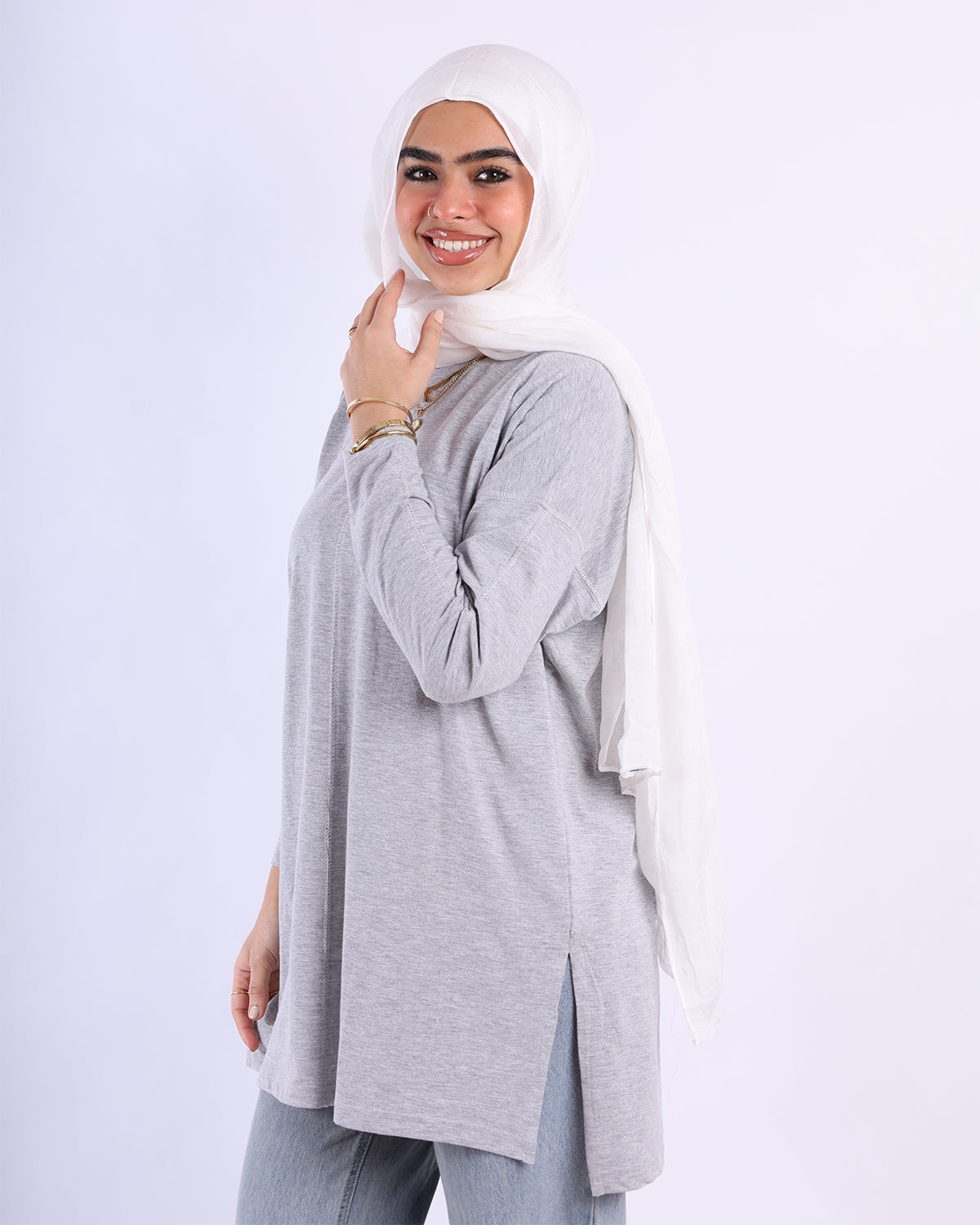 Line Side Cut T-Shirt 4