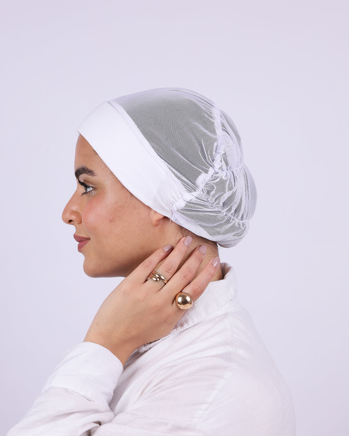 Net Bandana With Tie