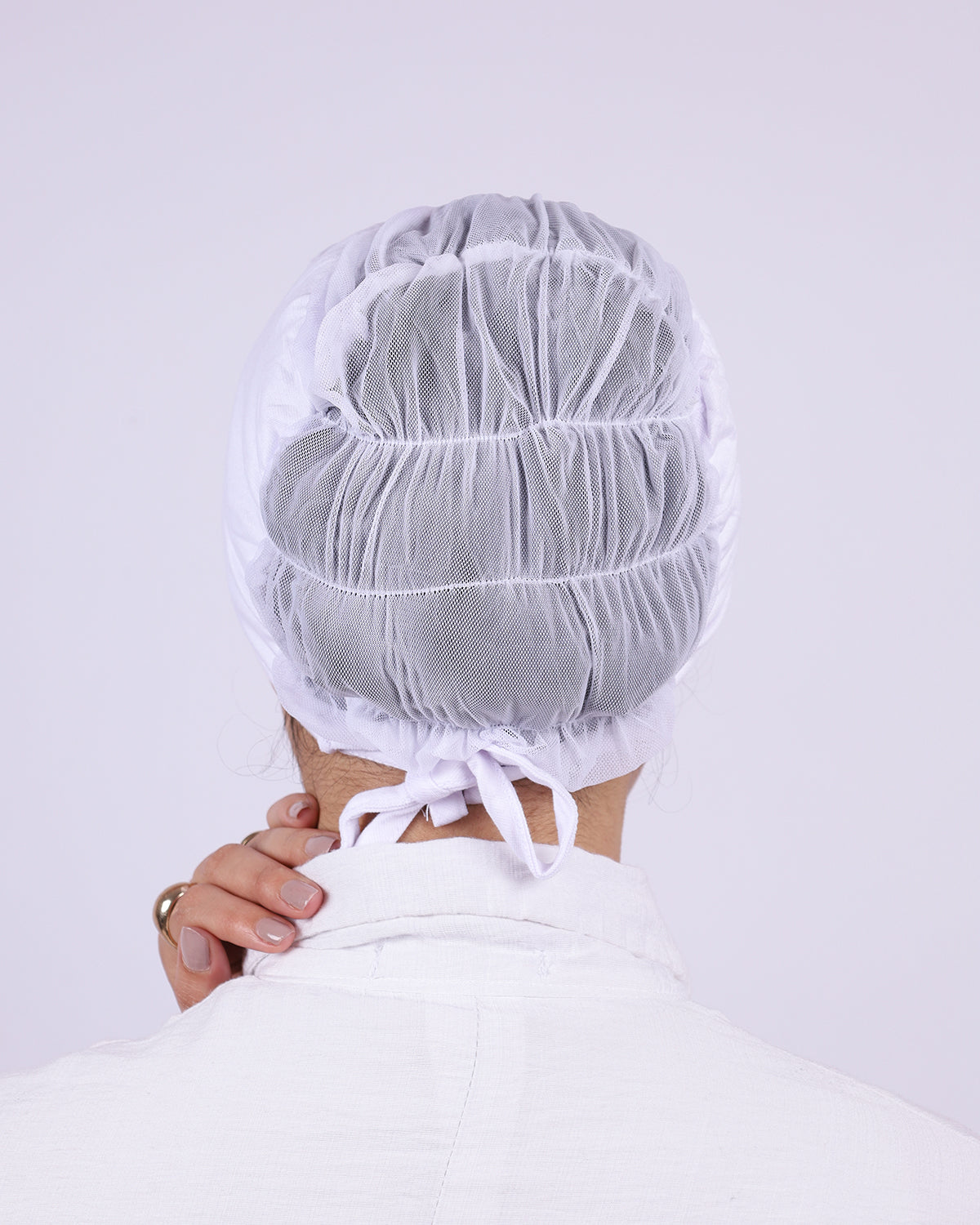 Net Bandana With Tie