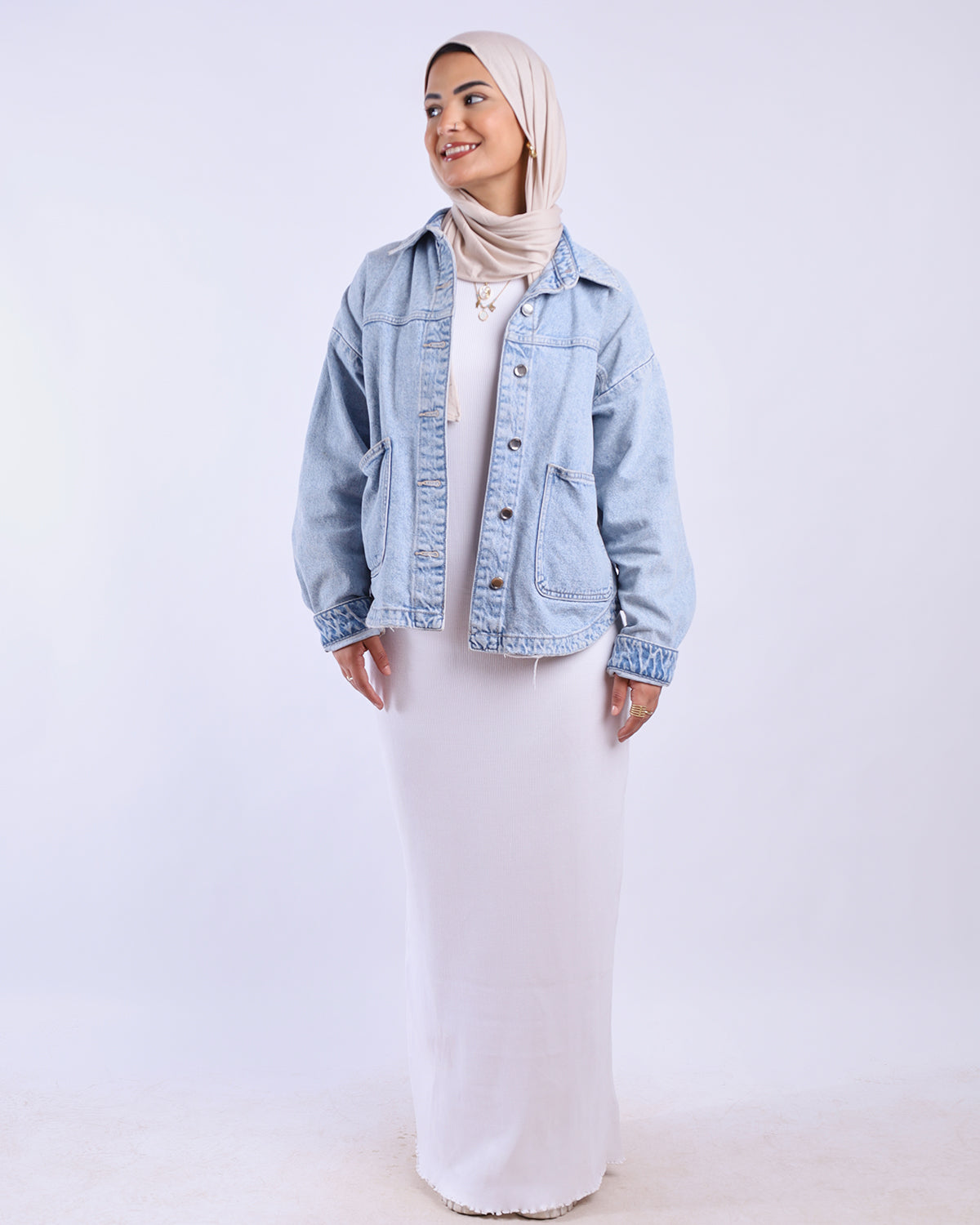 Wavy Basic Dress