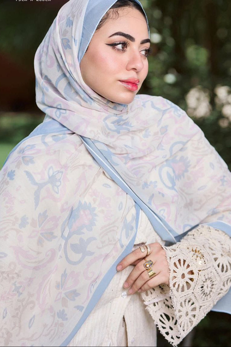 Printed Chifon Scarf