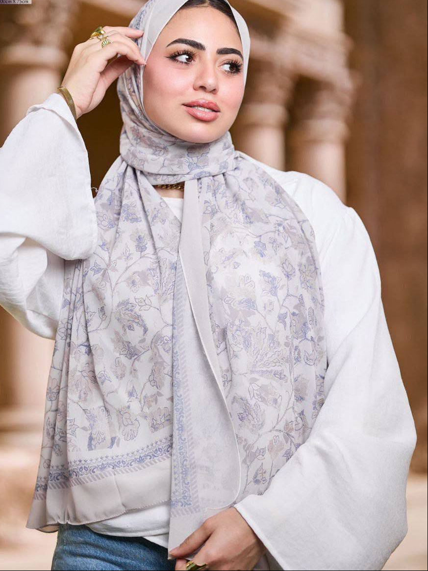 Printed Chifon Scarf