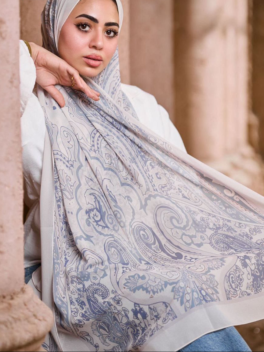 Printed Chifon Scarf