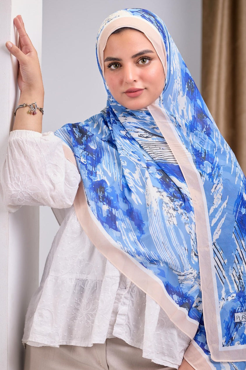 Printed Chifon Scarf