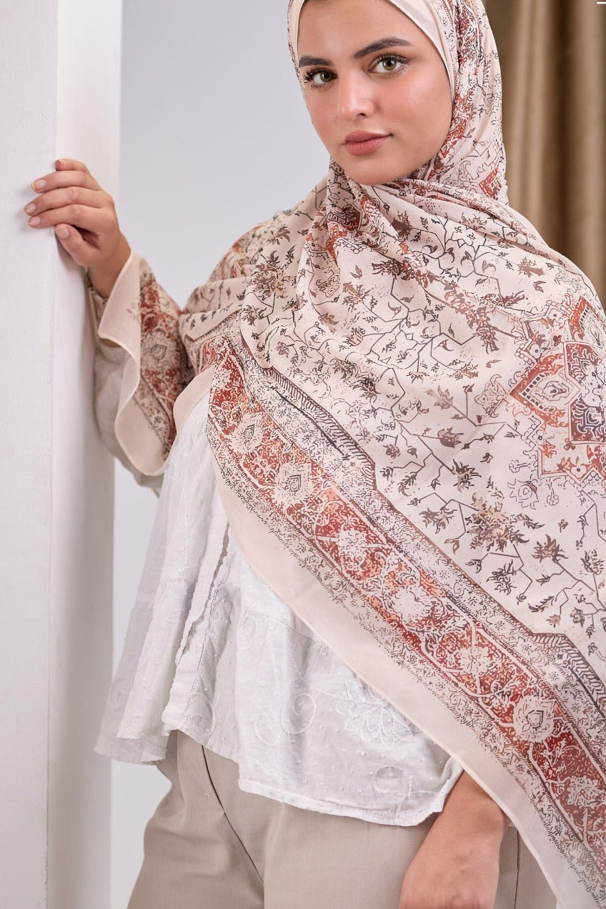 Printed Chifon Scarf