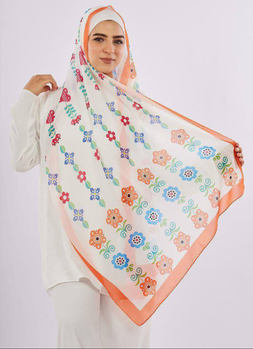 Printed Chifon Scarf 78