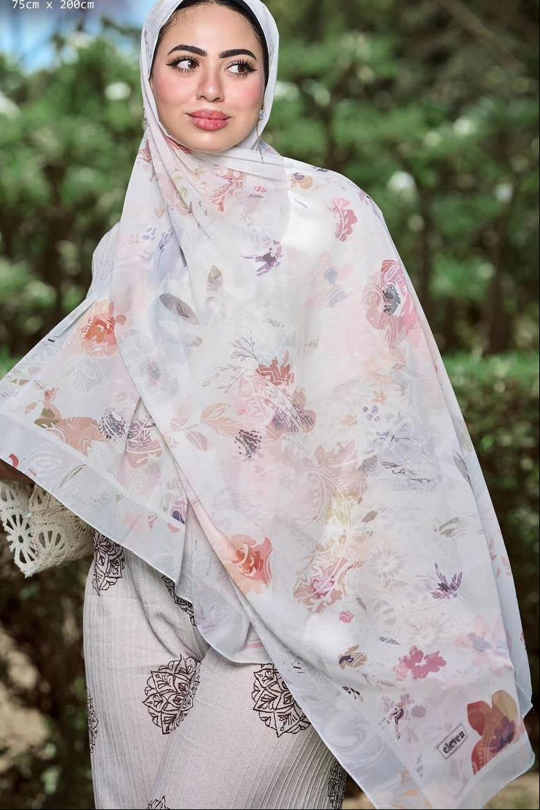 Printed Chifon Scarf