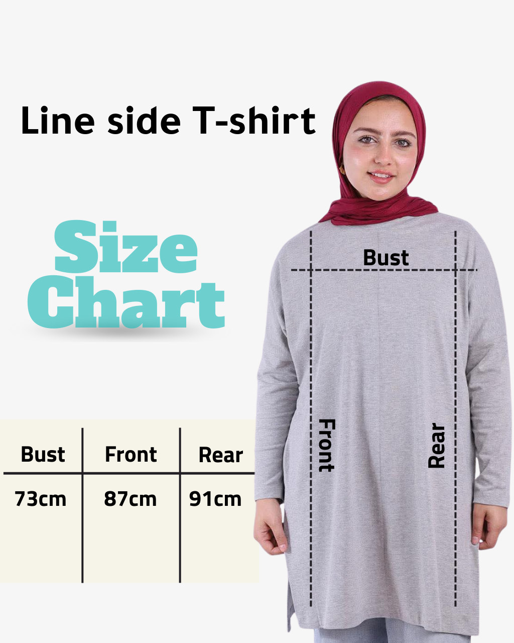 Line Side Cut T-Shirt 4