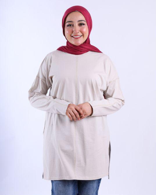 Line Side Cut T-Shirt