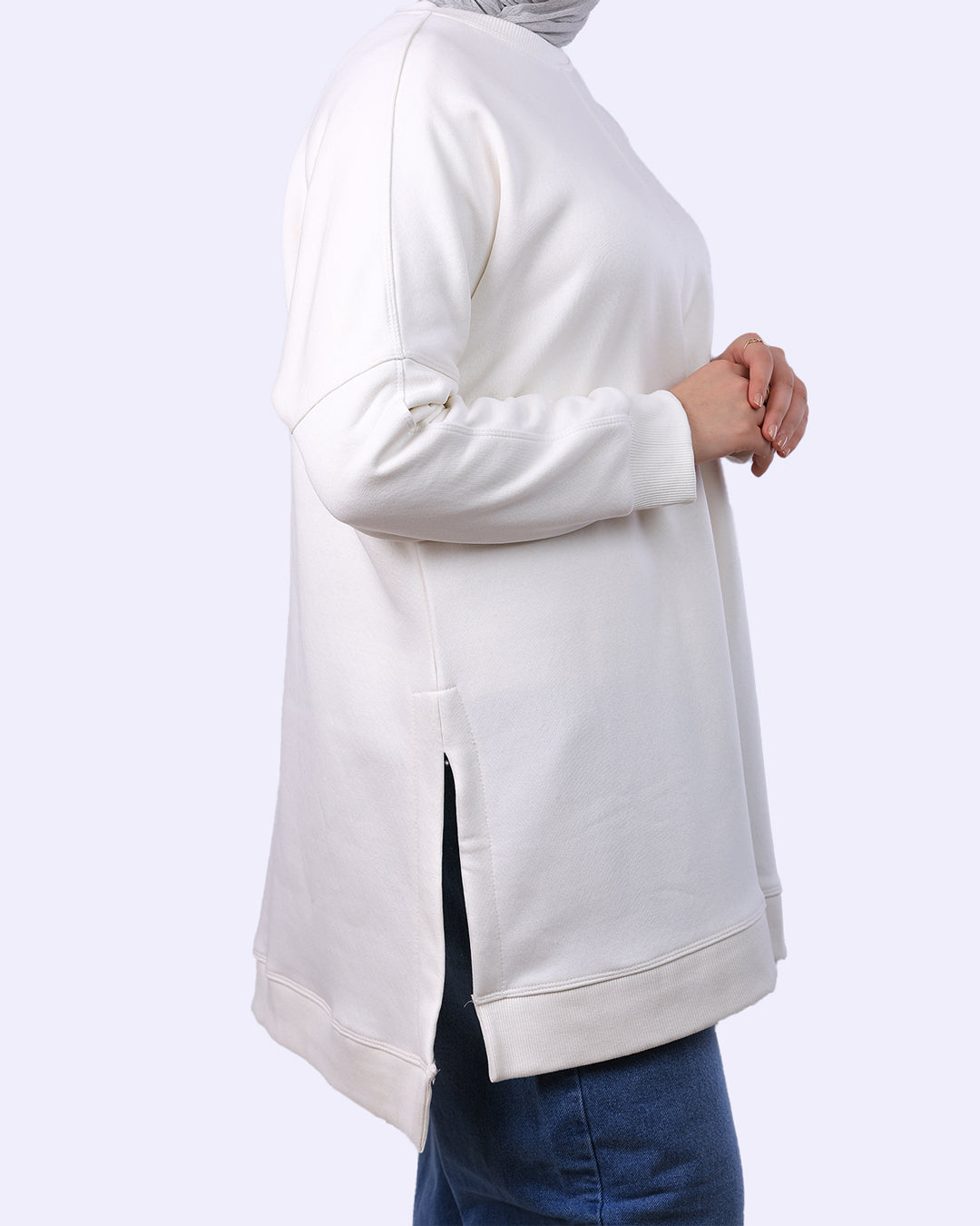 Line Oversize Sweatshirt