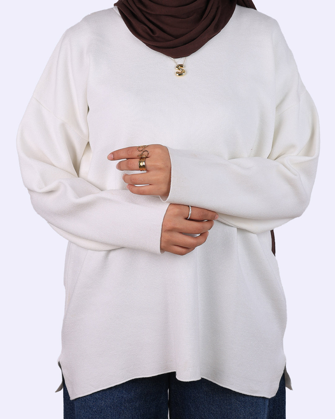 V-neck Sweatshirt