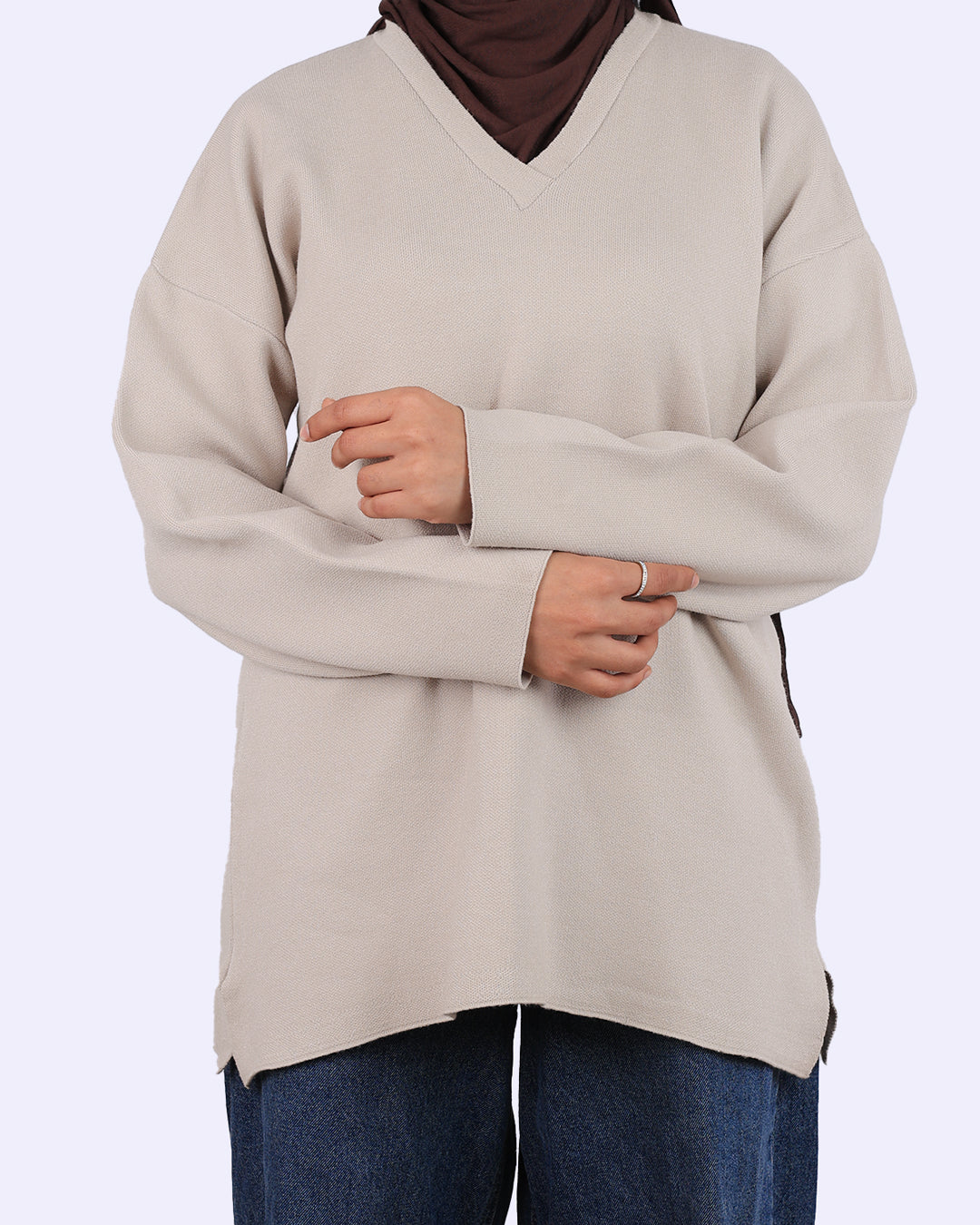 V-neck Sweatshirt