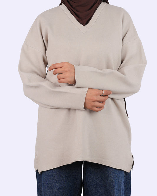 V-neck Sweatshirt