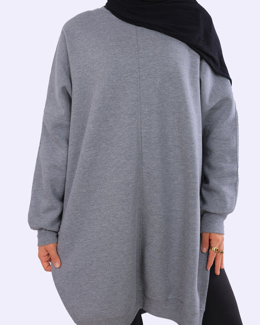 line Oversize Sweatshirt