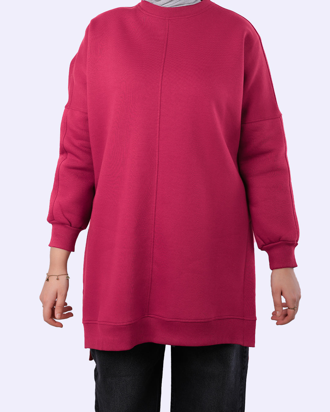 line Oversize Sweatshirt