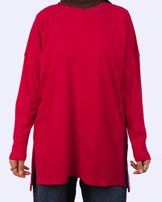 Line Side Cut T-Shirt 2