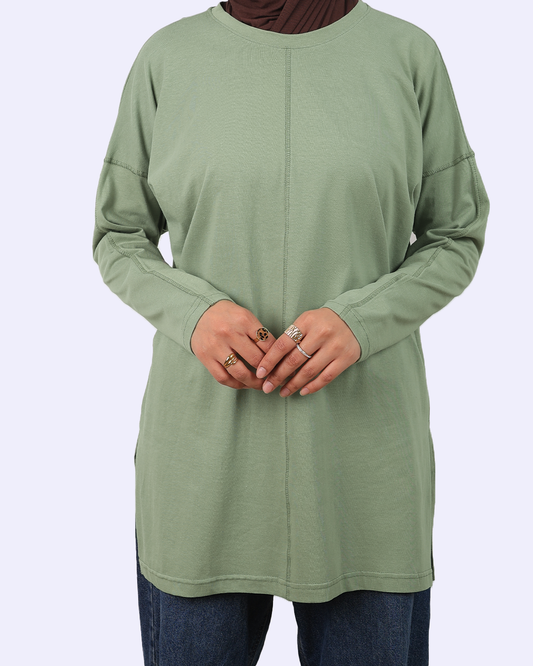 Line Side Cut T-Shirt 19