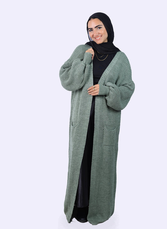 Knit Long Cardigan