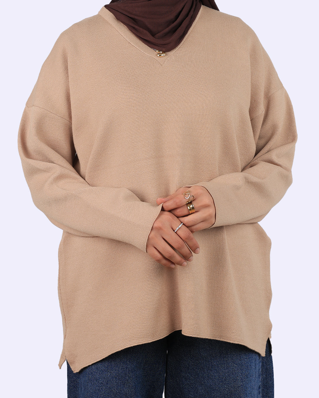 V-neck Sweatshirt