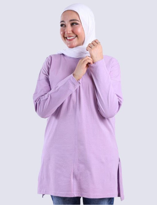Line Side Cut T-Shirt