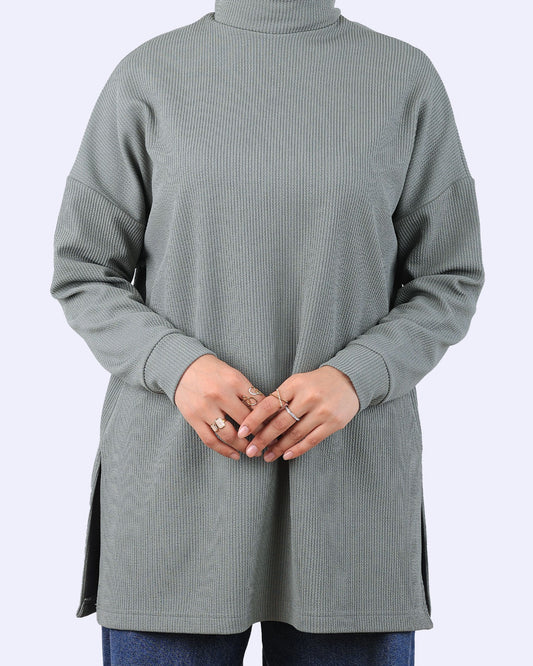 High Neck Pullover