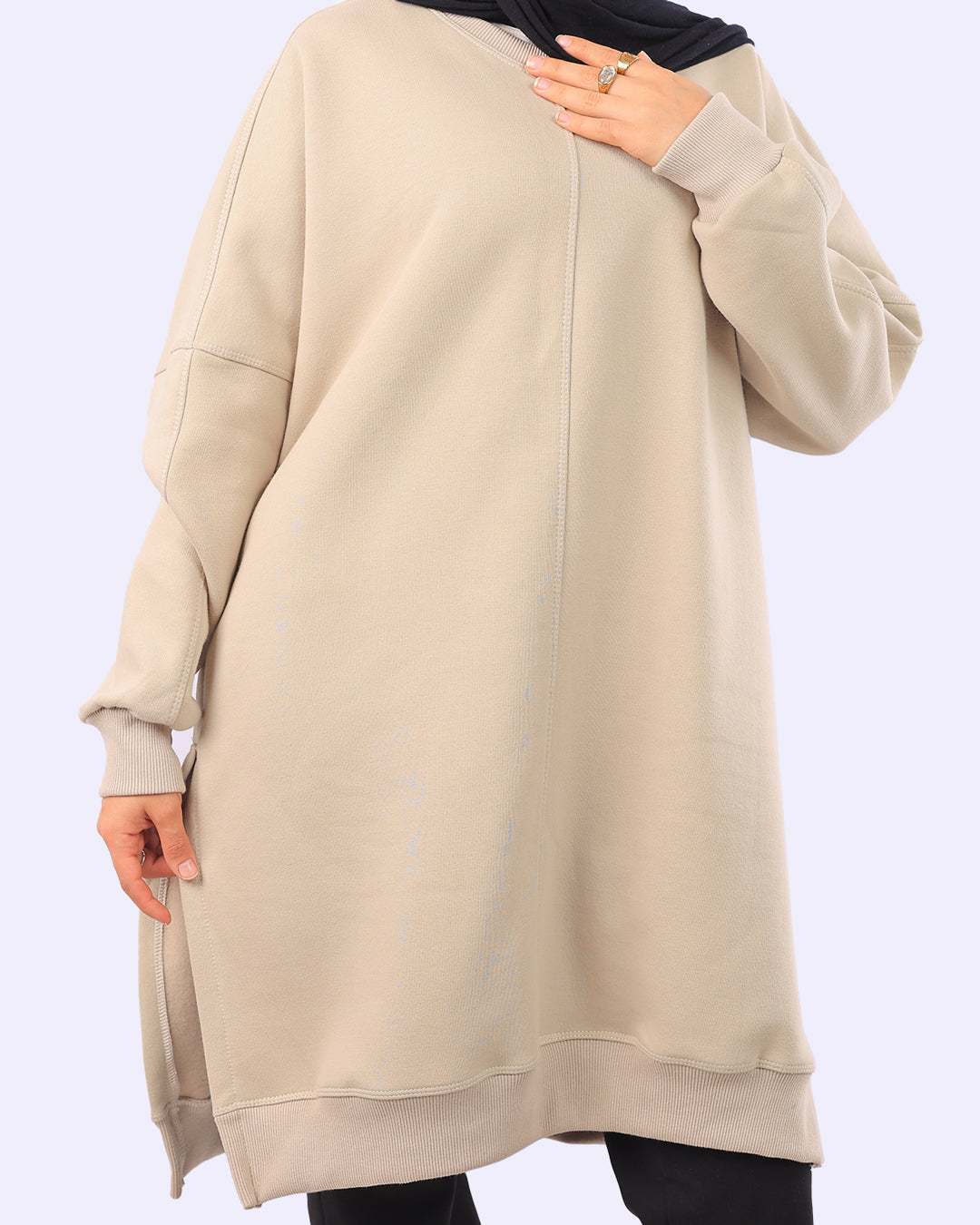 Line Oversize Sweatshirt