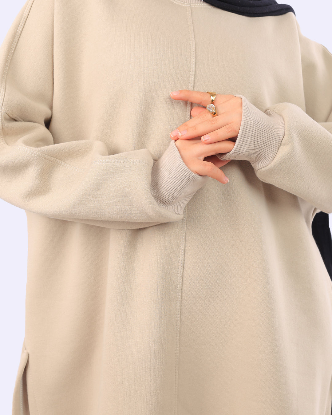 Line Oversize Sweatshirt
