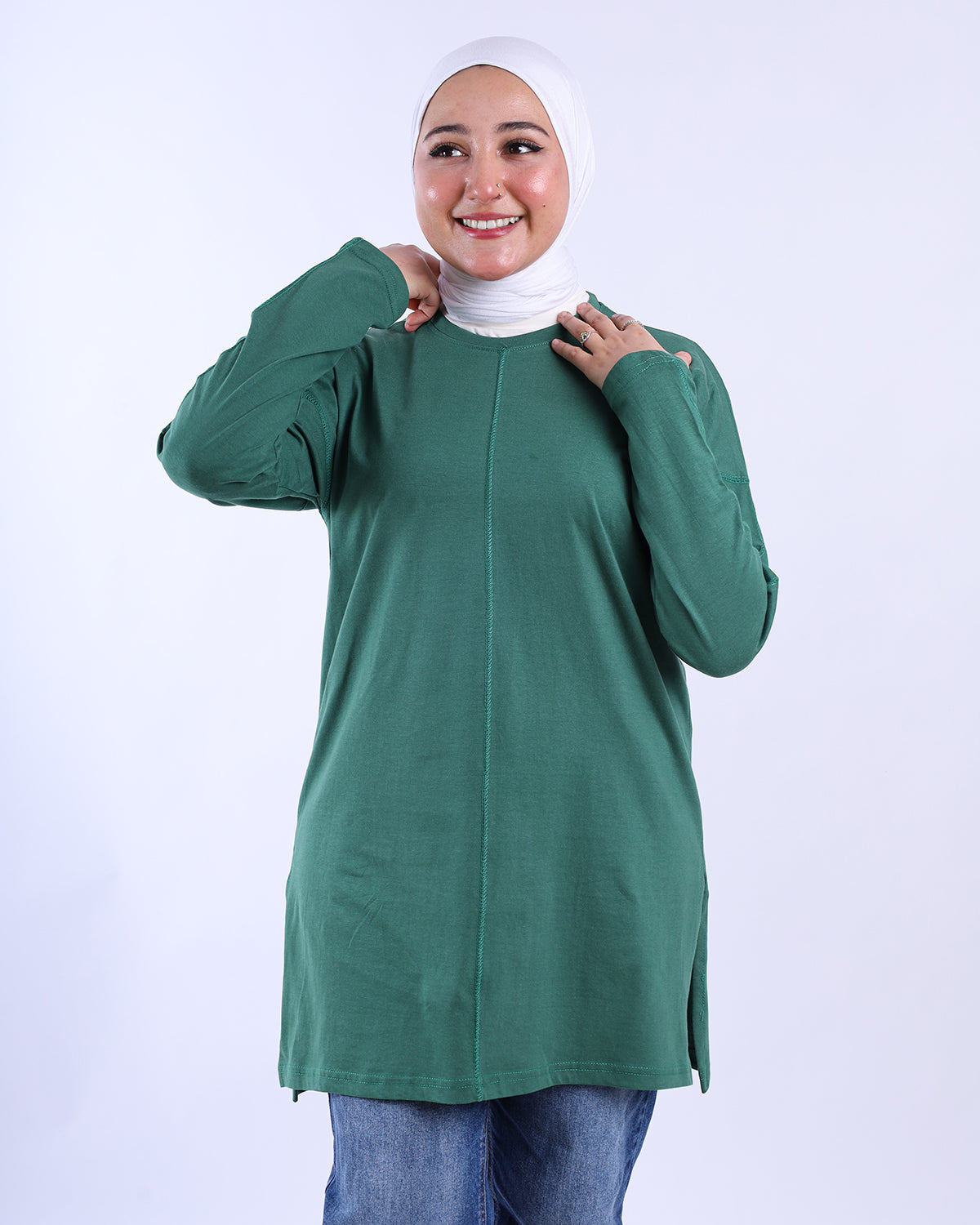 Line Side Cut T-Shirt 3