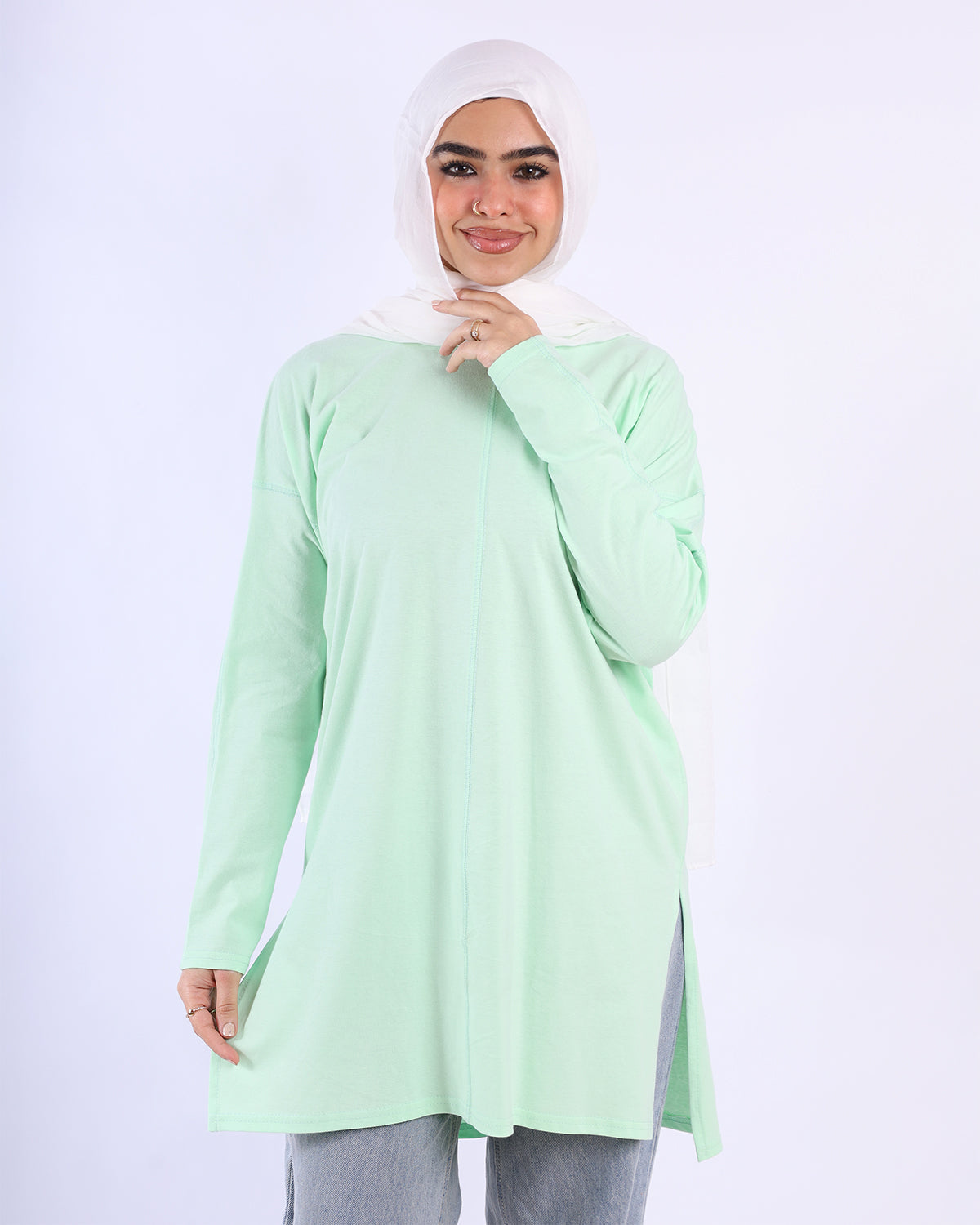 Line Side Cut T-Shirt 8
