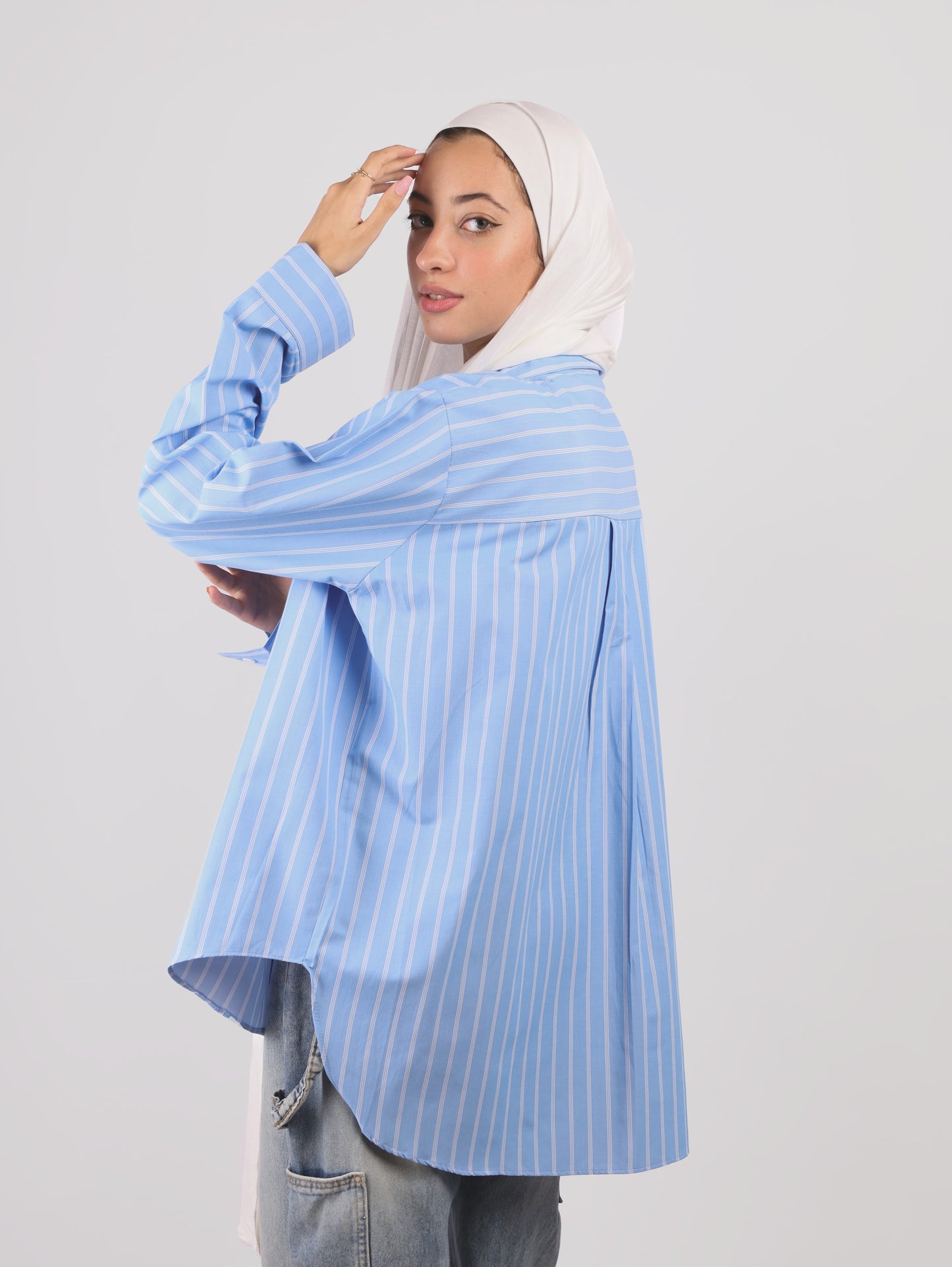 Chic Trio Striped Chemise