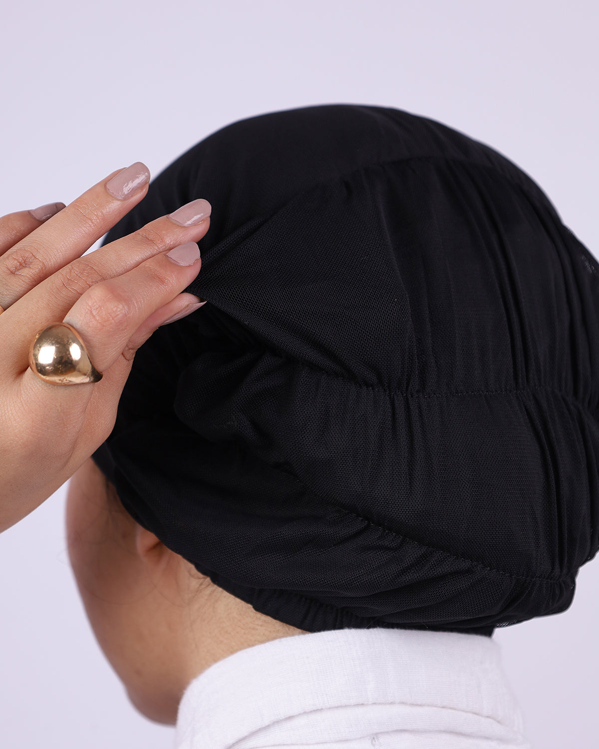 Net Bandana With Tie