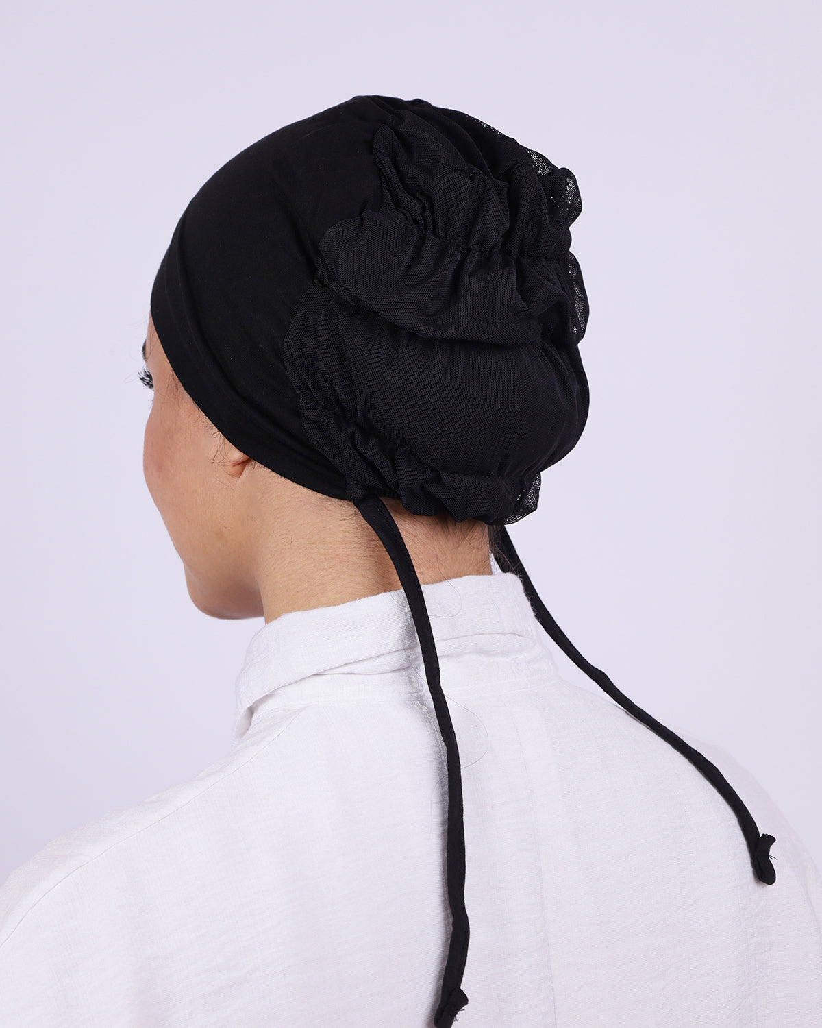 Net Bandana With Tie