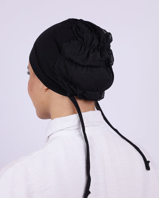 Net Bandana With Tie
