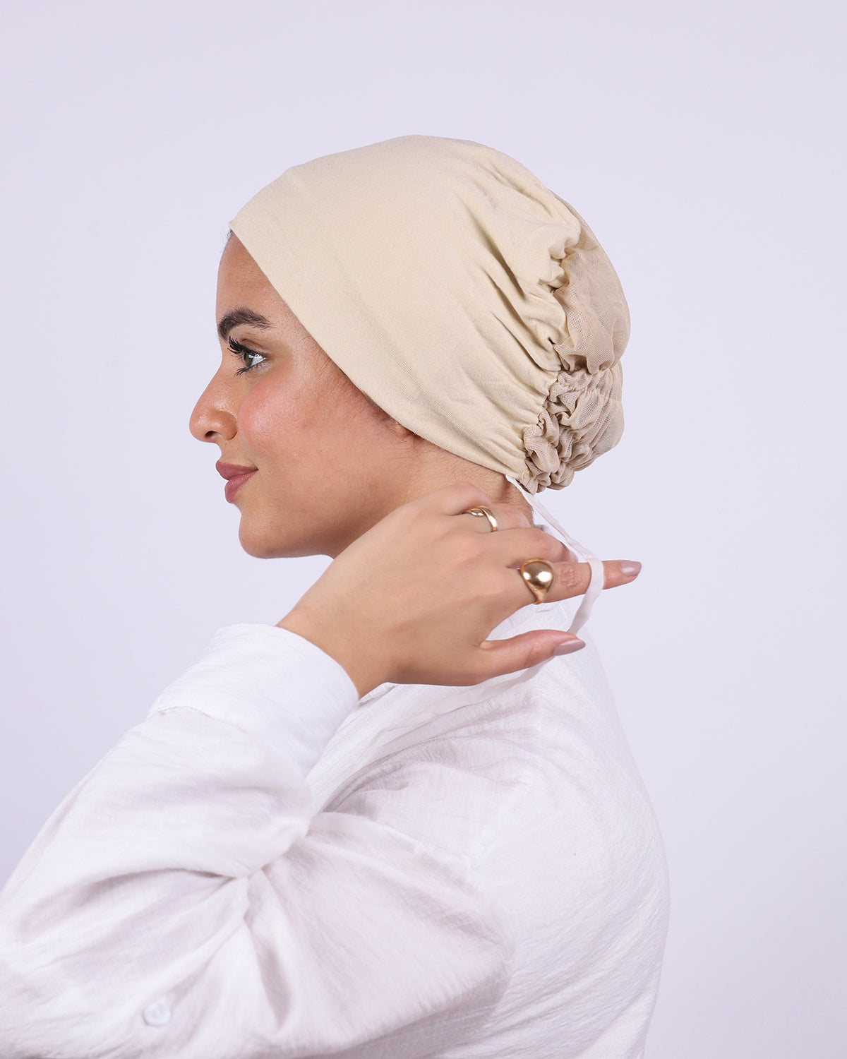 Net Bandana With Tie