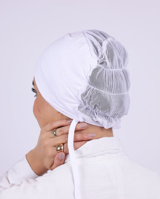 Net Bandana With Tie