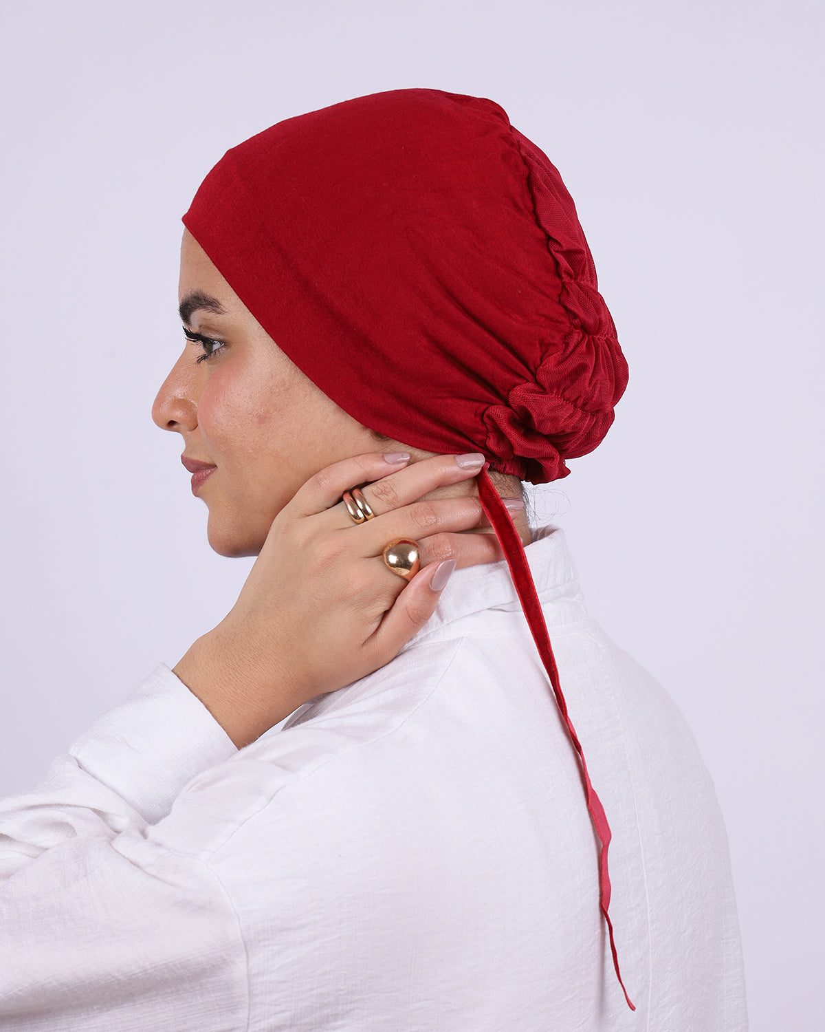Net Bandana With Tie