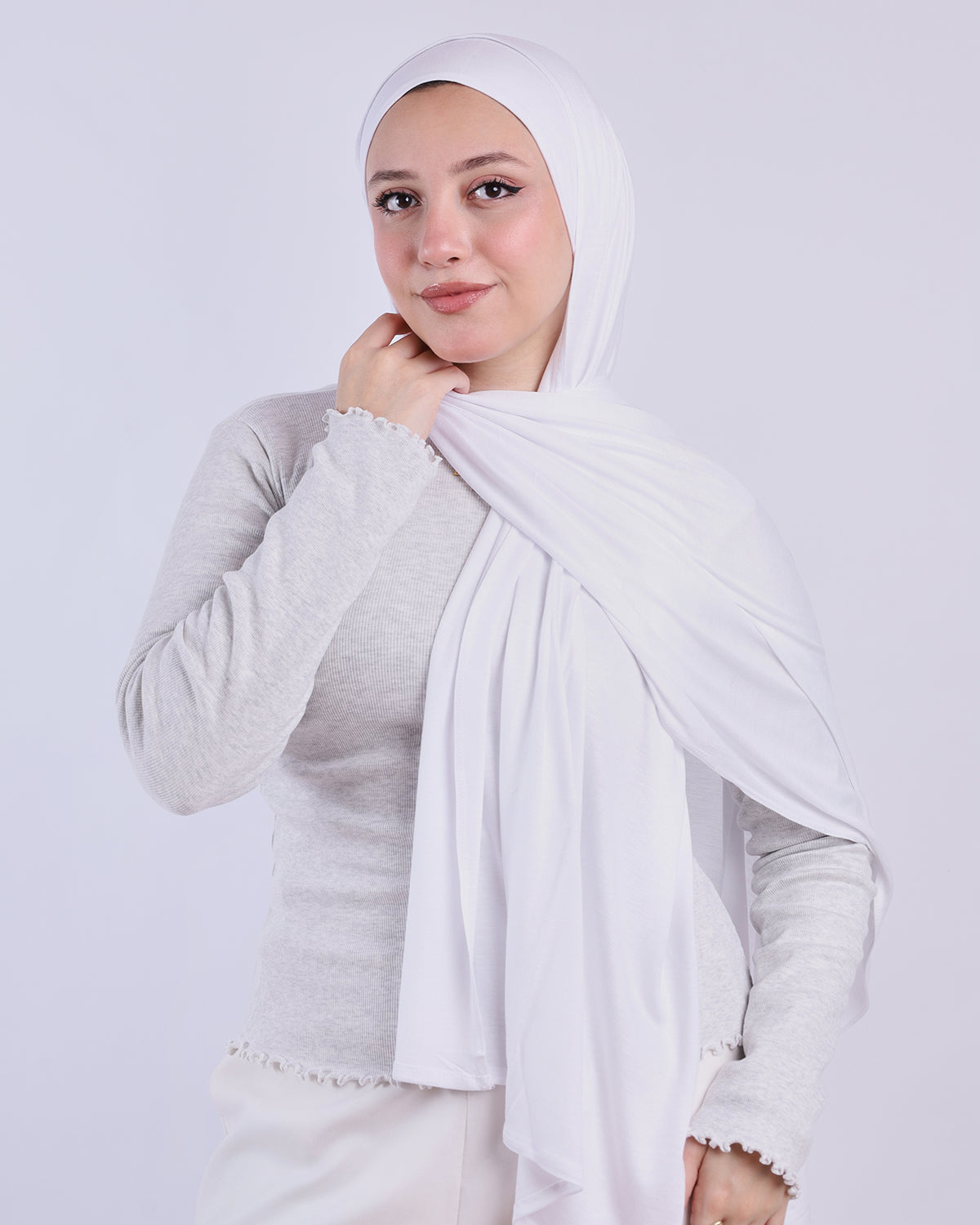 Scarf & Bandana (White)