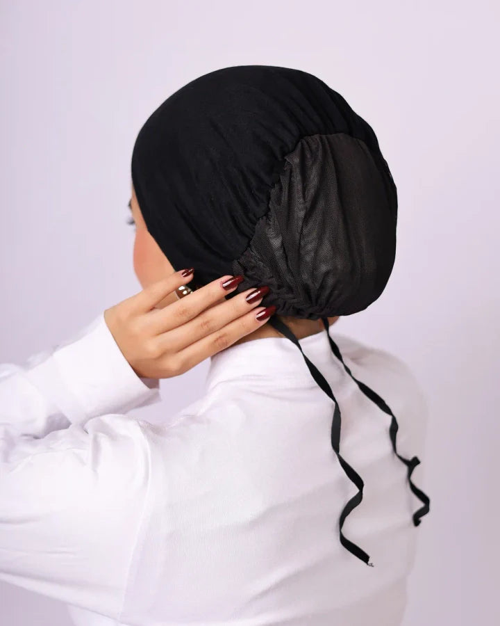 Net Bandana With Tie