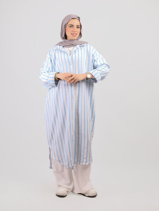 Maxi Striped Chemise