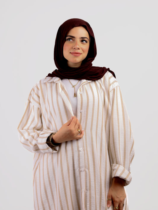 Maxi Striped Chemise