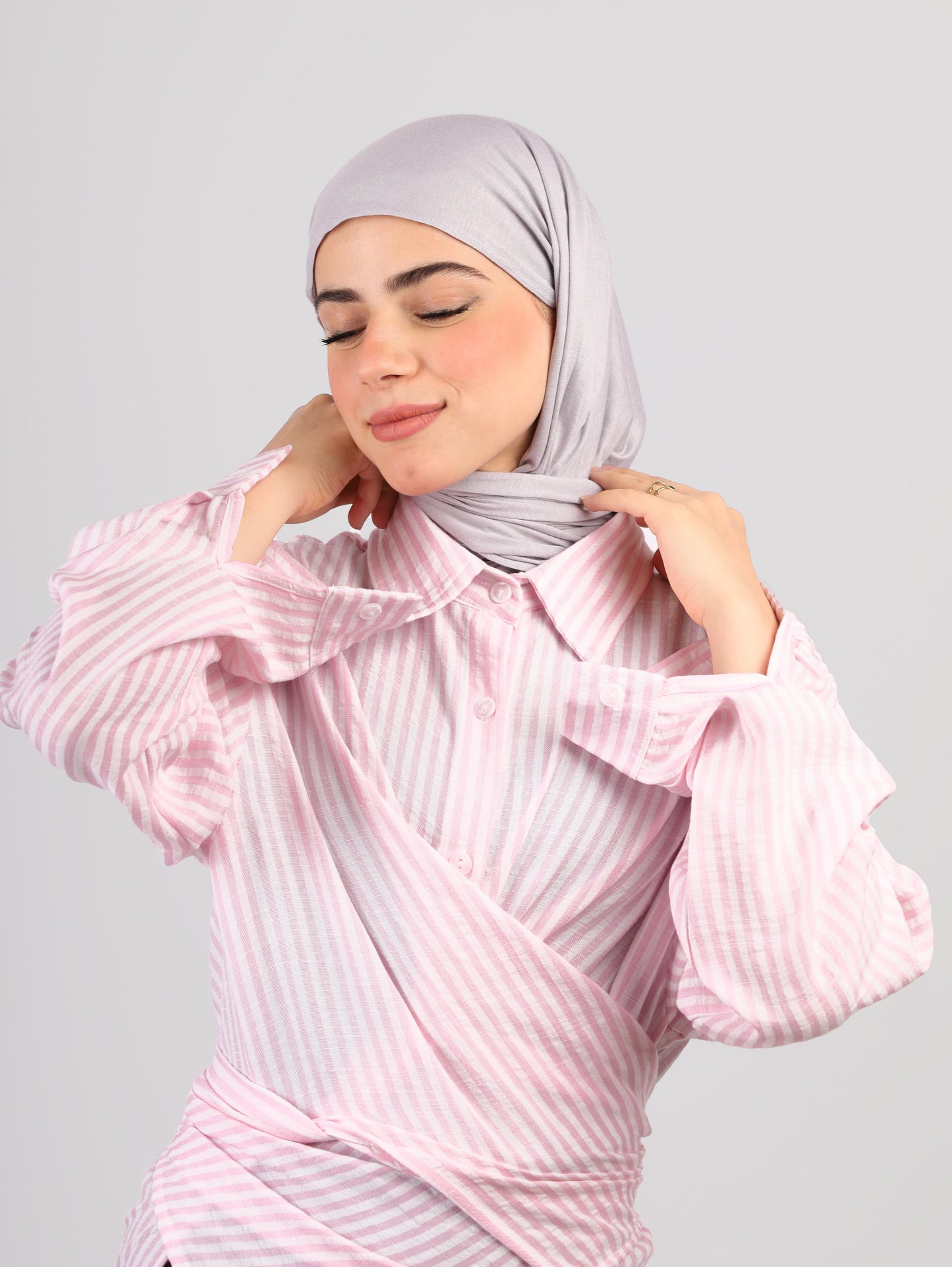Twisted Striped Chemise