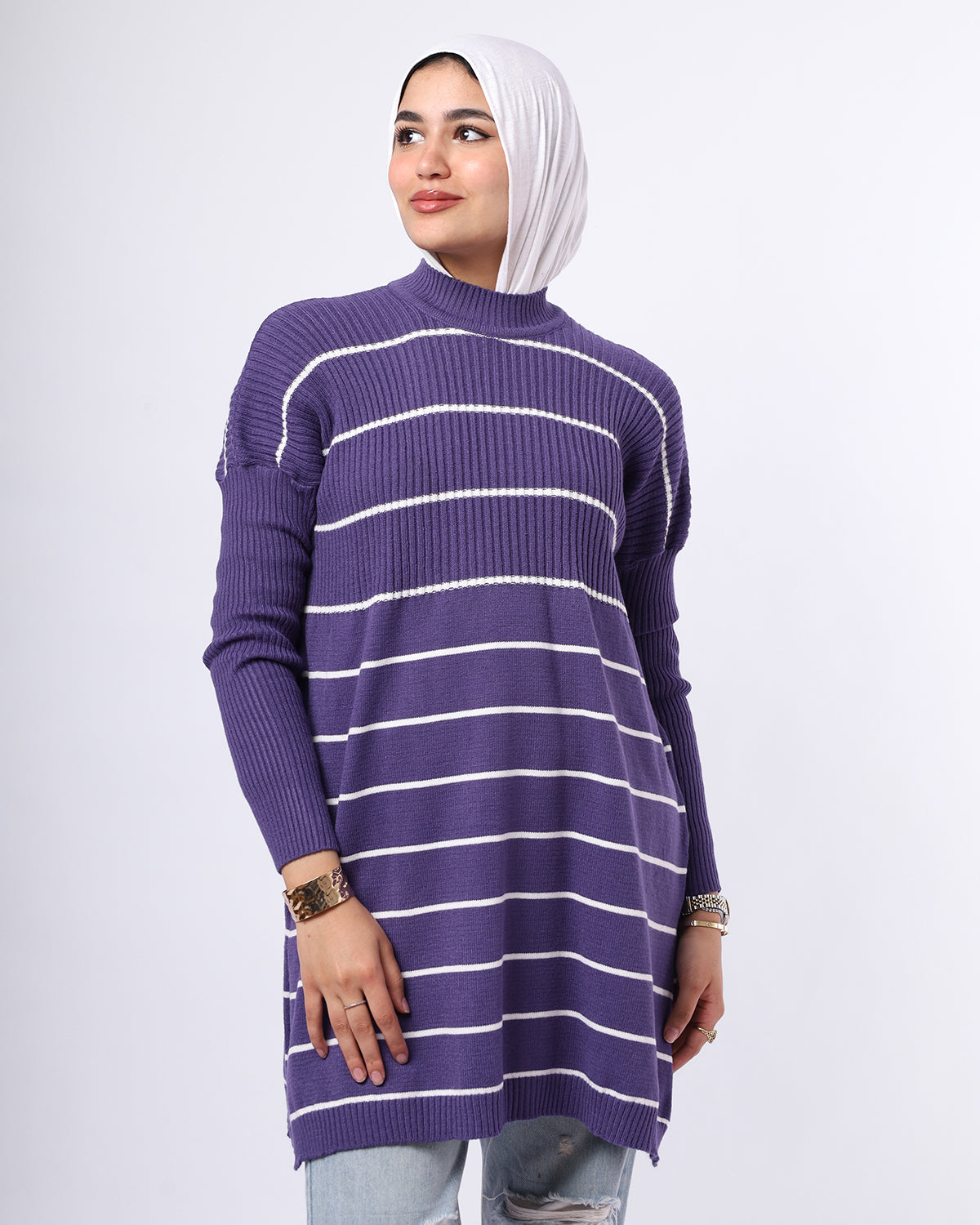 بلوزة محبوكة ناعمة