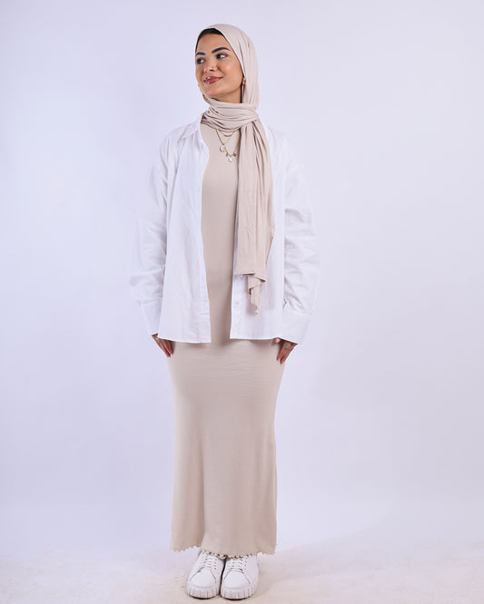 Wavy Basic Dress
