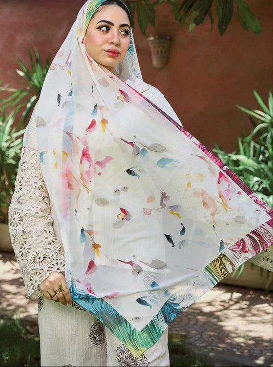 Printed Chifon Scarf